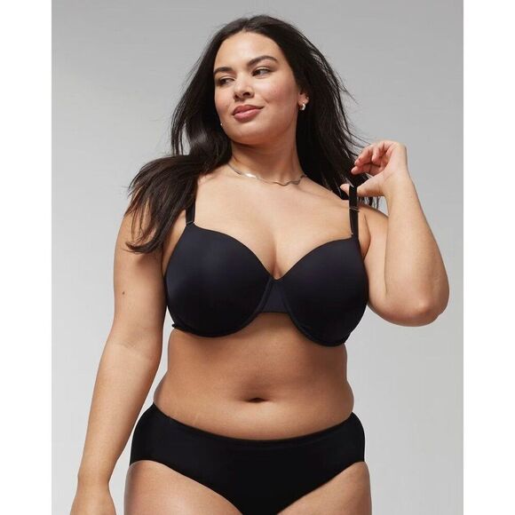 Soma Vanishing 360 Perfect Coverage Bra Size 40DDD Black NEW - Picture 1 of 4